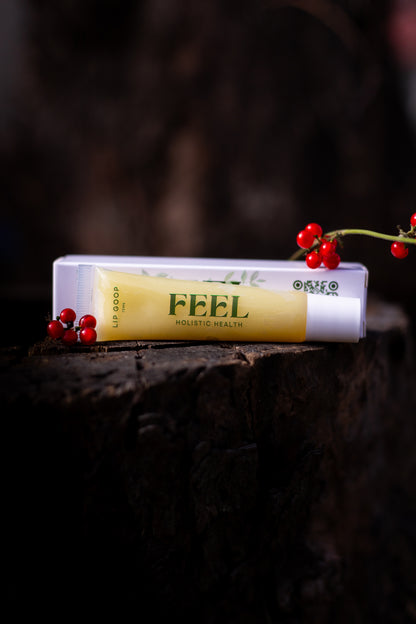 All Day Lip Goop in Sweet Mint, Natural Lip Balm, Dry Lips Remedy, Calendula, Lanolin, Jojoba, Vitamin E