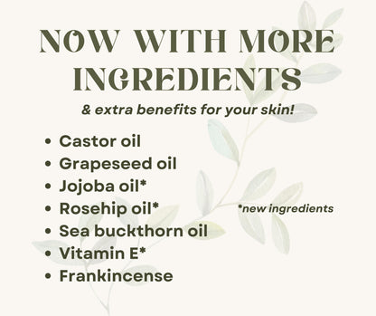 Frankincense Regenerative Face Oil 2 oz, Organic Face Moisturizer, Anti Aging Skincare Serum